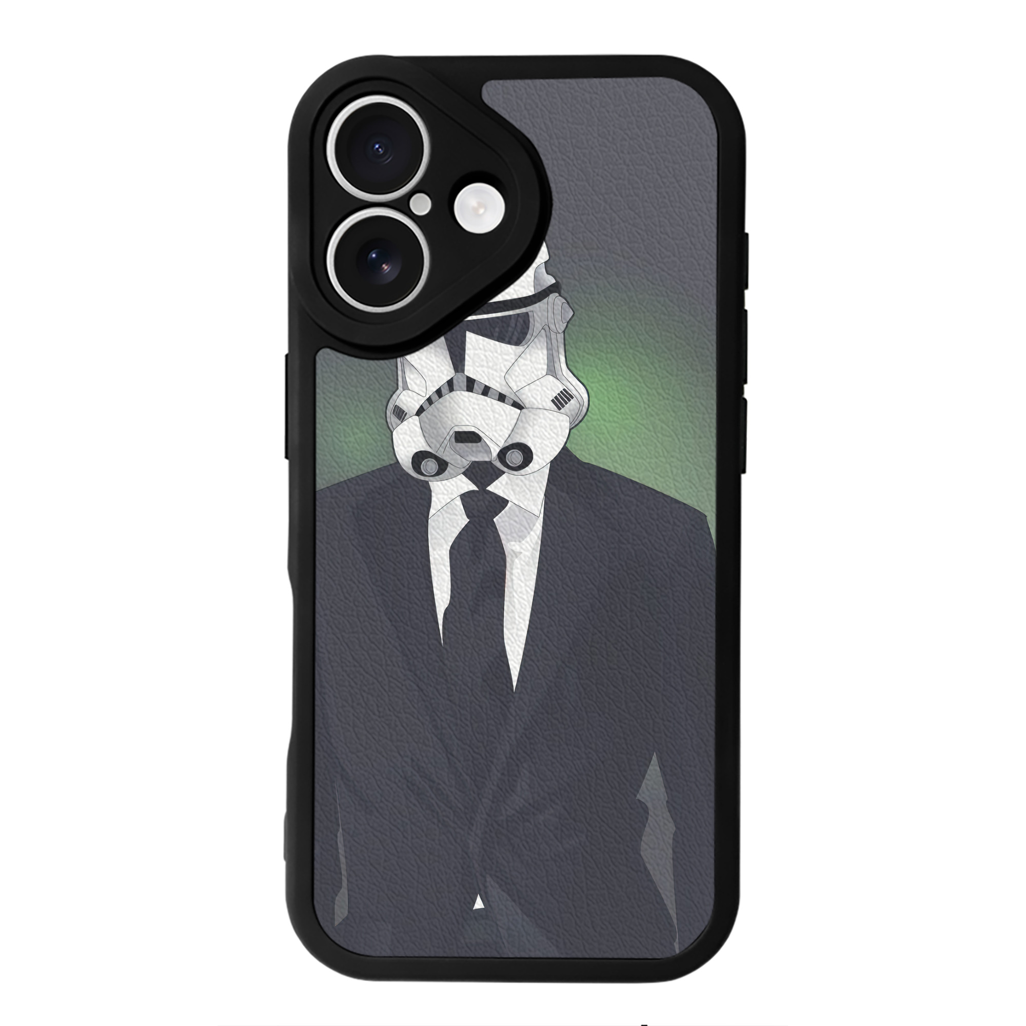 （画像用） スター・ウォーズ Star Wars 【iPhone 16シリーズ対応】シリコンスマホケース（レザー調） 材質：シリコン